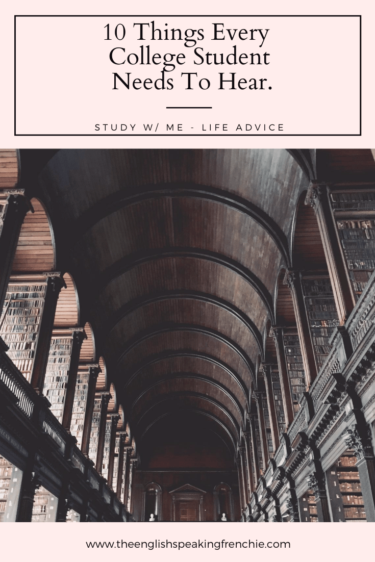 1à things every college student needs to hear - Trinity College Library