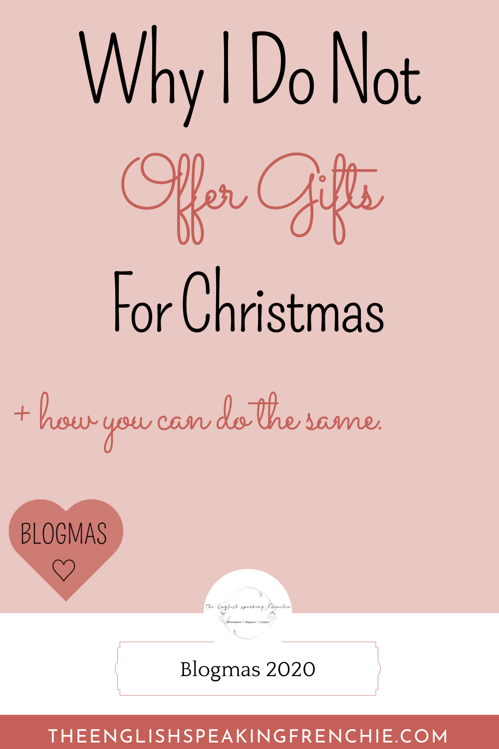 Why I do not give gifts for Christmas & how to spend a minimalist Christmas