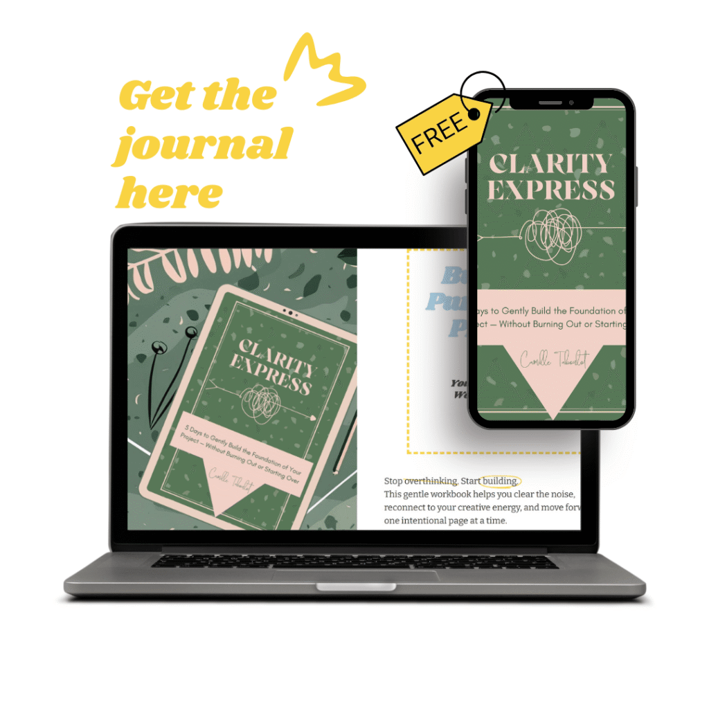 A Journal for the Gentle Builder: Free Workbook to Anchor Your Creative Journey